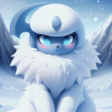 00073-296484964-absol, ,( full body_1.2),  , majestic look, (cold snow mountain_1.2),  Kawaii Tech, , (cute girl_1.1), Beautiful face, beautiful.png